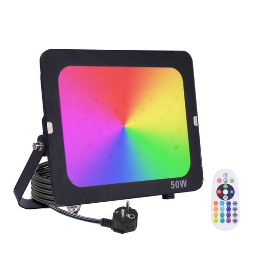 Proiettore led rgb - esterno, 50w